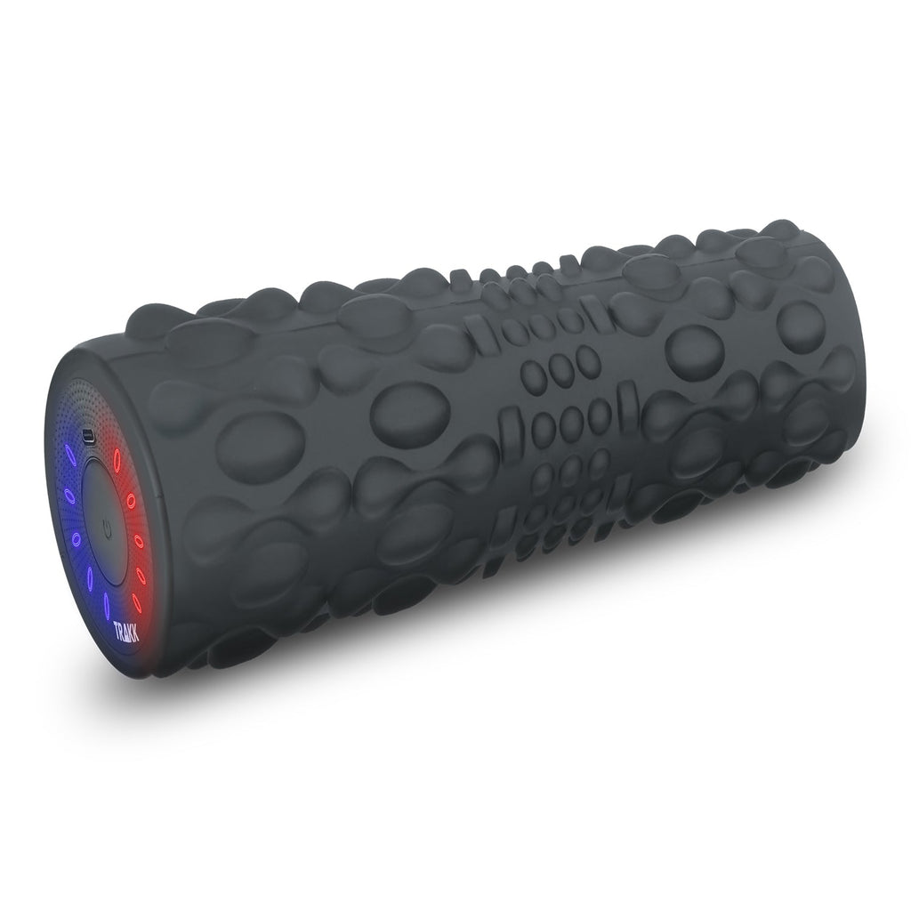 TRAKK Acu-Roller Rubberized Electric Multi Speed Vibrating Foam Roller Pain Relief and Muscle Recovery