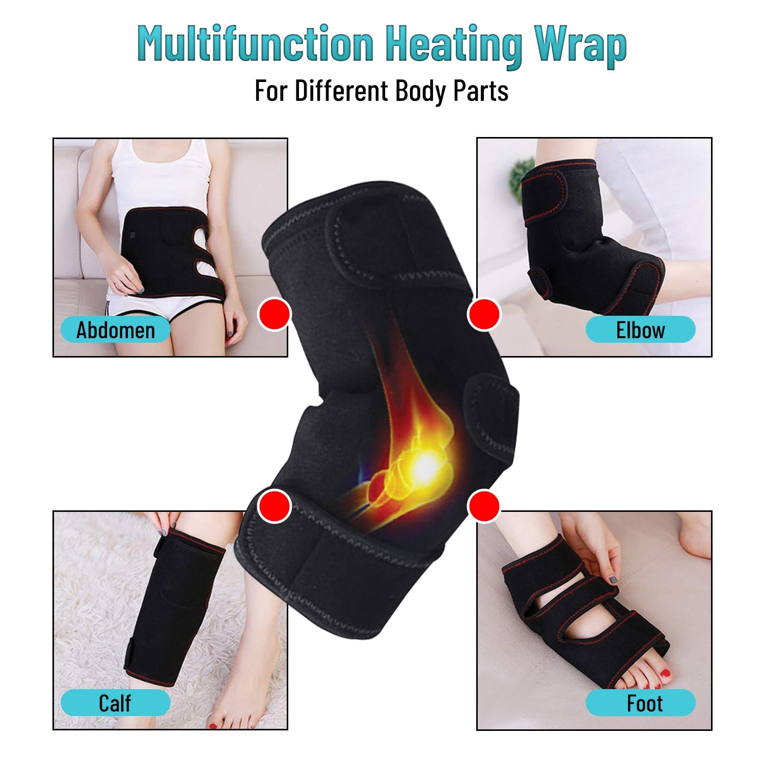 Trakk Knee Heating Massaging Brace and Wrap