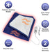 TRAKK Heated Electric Blanket Throw- Multiple Heat Levels, Timer, Machine Washable 50x60