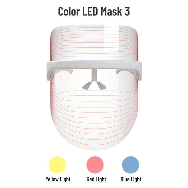 TRAKK 3 Color LED Light Therapy Face Mask