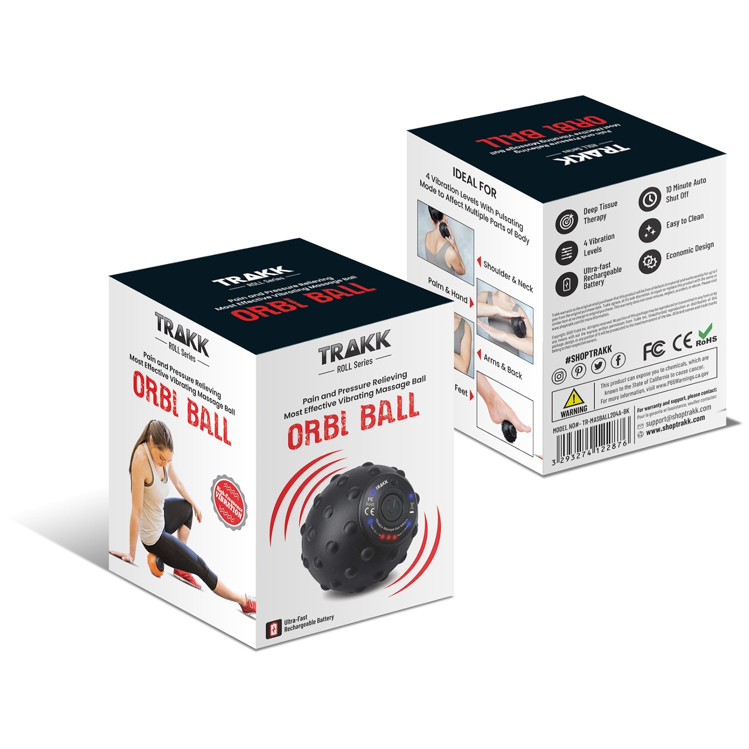 TRAKK Orbi Ball 4-Speed Vibrating Massage Ball Deep Tissue Trigger Poi Trendilize TRAKK Orbi Ball 4-Speed Vibrating Massage Ball Deep Tissue Trigger Poi Trendilize