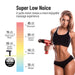 TRAKK Deep Tissue Handheld Massage Gun with 4 Speeds, 4 Head Attachments, and Rechargeable Battery for Sore and Tense Muscle Relaxation (Red)