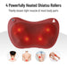 TRAKK Shiatsu Neck Back and Shoulder Full Body Deep Tissue Massager Electric Pillow with Heating and 4 Massaging Nodes for Home, Office, Car