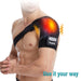 TRAKK Massaging Heating Shoulder Brace & Wrap- Multiple Settings and Intensities