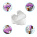 TRAKK Ergonomic Knee Pillow Support Memory Foam Sleeping on Side, Cushion, Pregnancy Pillow with Removable Washable Cover