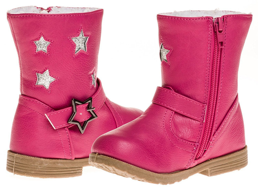 Sara Z Toddler Girls Boot With Star Buckle (See More Colors & Sizes)