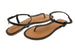 Sara Z Ladies Pu Thong Sandal with Woven Welt