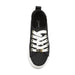 bebe Girls Big Kid Denim Fashion Sneakers Tie Up Slip On With Laces For Children