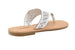 Chatties Ladies Fashion Sandals Pu Slip On Summer Flats with Cut Out Detail