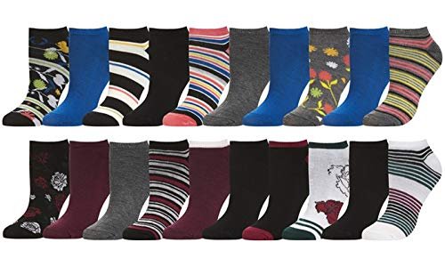 Women's Assorted Patterns Low-Cut Socks (10- or 20-Pairs)