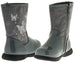 Sara Z Toddler Girls Patent/Matte Boots with Butterflies (Black), Size 7-8