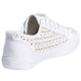 Chatties By Sara Z Womens Perforated Fashion Sneakers Tie Up Slip On With Laces For Ladies