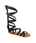 Sara Z Ladies Strappy Pu Gladiator Sandal