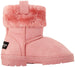 bebe Girls' Microsuede Winter Boots with Faux Fur Cuff (Little Girl/Big Girl)