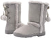 Via Rosa Womens 11 Inch� Mid High Tall Microsuede Winter Boots with Faux Fur Trim and Rhinestone Embellishment