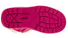 Sara Z Girl's Suede Lug Sole Winter Boot With Fold-Over Sweater Cuff (Fuchsia), Size 4-5