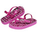 bebe Flip Flops Summer Beach Glitter Footbed Fashion Thong Sandals Lightweight Eva Sole for Toddler Girl Size