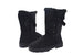 Chatz Womens 10 Inch� Mid Calf Microsuede Winter Boots with Faux Fur Trim, Lace Up and Bow
