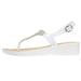 Sara Z Womens Rhinestone Wedge Sandals Thong Platform Beaded Slingback T Strap Summer Shoes