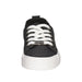 bebe Girls Big Kid Denim Fashion Sneakers Tie Up Slip On With Laces For Children
