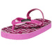 bebe Flip Flops Summer Beach Glitter Footbed Fashion Thong Sandals Lightweight Eva Sole for Toddler Girl Size