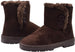 Chatz Womens 6 Inch� Short Mid High Microsuede Winter Boots with Faux Fur Trim