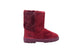 Via Rosa Womens 7 Inch� Mid Calf Microsuede Winter Boots with Faux Fur Back Shaft Embellishment