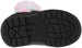 Rampage Girl's Warm Microsuede Winter Boot With Cute Faux Fur Heart And Trim Design