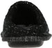 Rampage Girl's Fluffy And Cute Glitter Slippers With Knit Collar & Faux Fur Sock