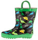 Chatties Toddler Boys Printed Rainboot Size 7/8 Dinosaur