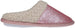 Rampage Girl's Fluffy And Cute Glitter Slippers With Knit Collar & Faux Fur Sock