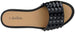 Women's Casual Studded Flat Slide Sandals, Fancy and Dressy Flats for Women