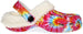 Rampage Girl's Fuzzy and Warm Printed Clogs with Sherpa Lining