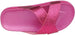 Girl's Summer Open-Toe Sparkly Glitter Flat Slide Sandals with Criss-Cross Straps