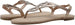 Chatties Women’s Shimmer Rhinestone Thong Sandal with Elastic Back Strap - Open Toe Summer Shoe