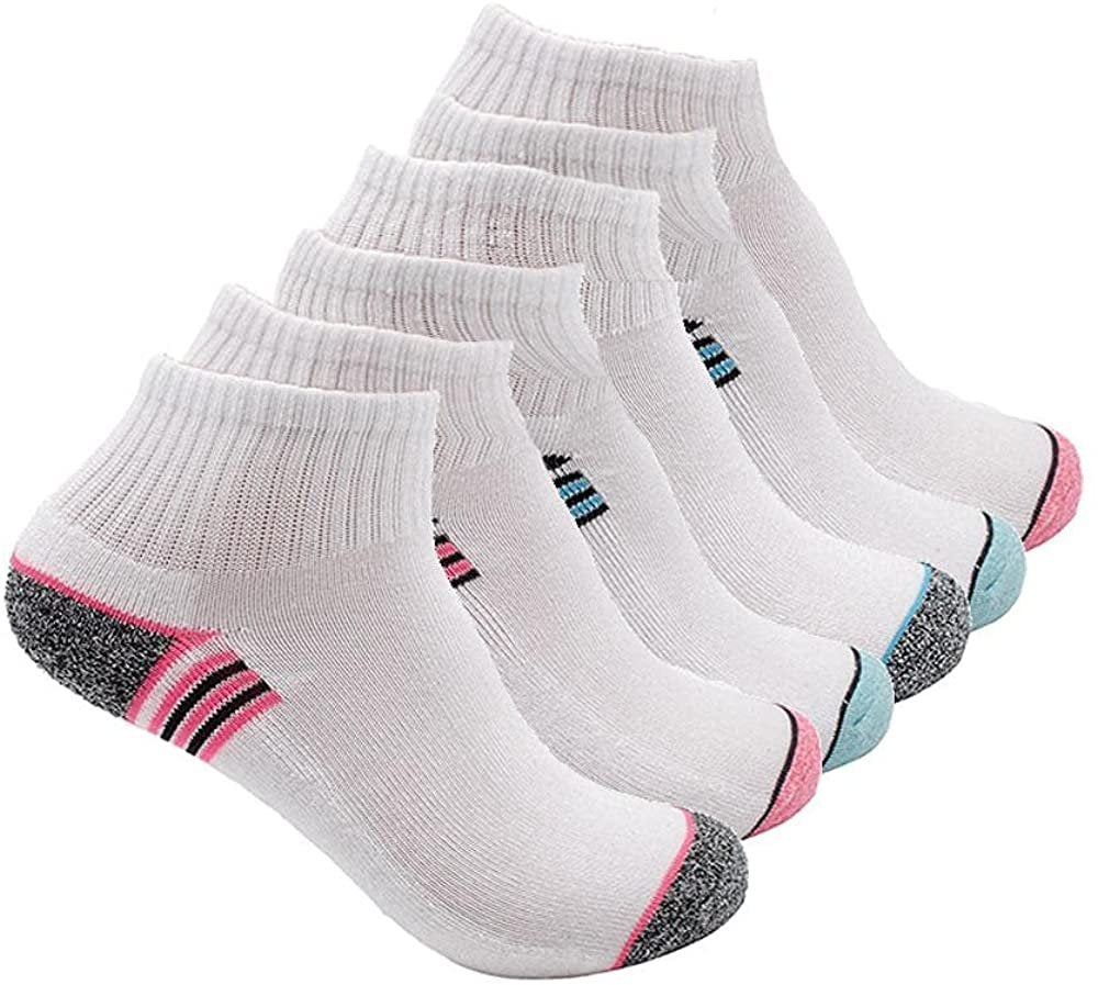 K-Swiss Women's Cushioned Court Performance Quarter Socks