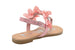 bebe Girls Fashion Sandals Little Kid Thong Sandal, Chiffon Flowers & Rhinestone