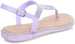 dELiAs Girls Big Kid PCU Glitter Thong Slide Sandal with Adjustable Back Strap - Fashion Summer Shoes