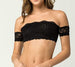Women’s Lace Bandeau Bralette Off Shoulder Top Strapless Bra (3 Pack)