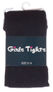 Chatties Kids Cotton Tights Size 4-6 Black