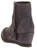 Sara Z Ladies Microsuede Wedge Boot (Grey), Size 11