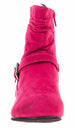 Chatties Girls Low Slouch Fashion Lug Sole Boot 2/3 Fuchsia