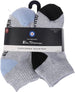 Ben Sherman Boy’s Socks- , Ankle Socks Solid Casual Socks Comfort Fit-Logo Bottom Print, Ribbed Trim for 10-pack