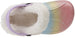 Rampage Girl's Cute and Comfy Rainbow Glitter Clogs with Sherpa Lining Easy Slip-On