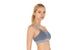 Women's Seamless workout Sports Bra with Wide Elastic Band and Removable Pads