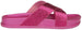 Girl's Summer Open-Toe Sparkly Glitter Flat Slide Sandals with Criss-Cross Straps