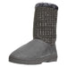 Women's Winter Boots Knit Sweater Shaft Casual Mid-Calf Shoes