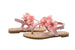bebe Girls Fashion Sandals Little Kid Thong Sandal, Chiffon Flowers & Rhinestone