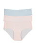 Laundry by Shelli Segal Women’s Bikini Brazilian Underwear Panty Pack, Soft, Comfortable, Stretch Panties