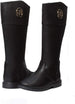 bebe Girls Riding Boots with Medallion 12 Black/Gold